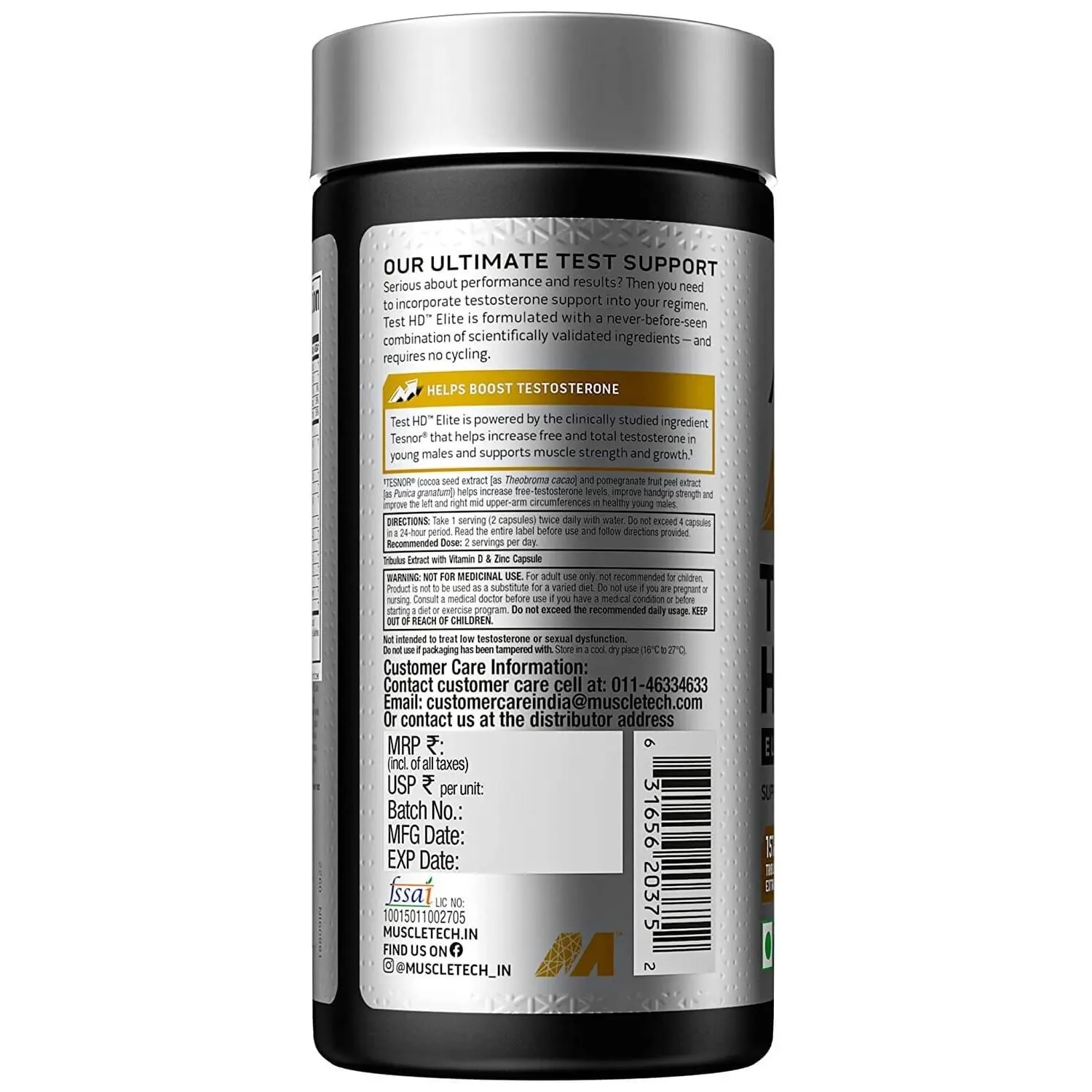 MuscleTech Test HD Elite - Image 3