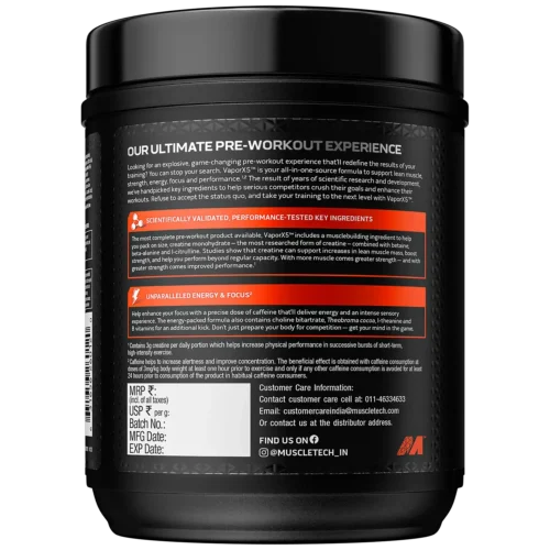MuscleTech Pre Workout Vapor X5 - Image 2