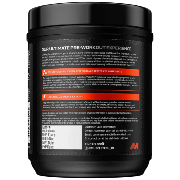 MuscleTech Pre Workout Vapor X5