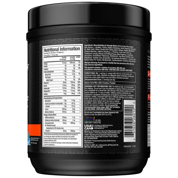 MuscleTech Pre Workout Vapor X5