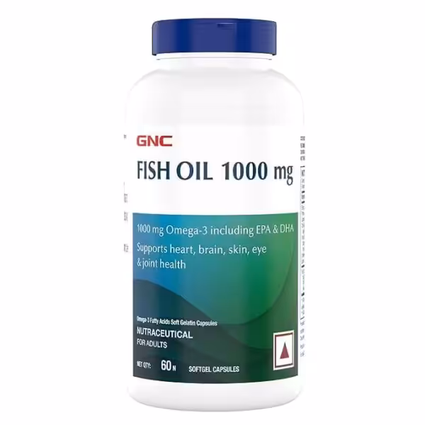 GNC Fish Oil 1000mg - Sports Nutrition Supplement