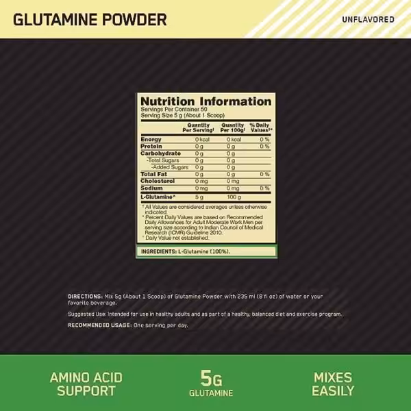 Optimum Nutrition L-Glutamine Powder - product image