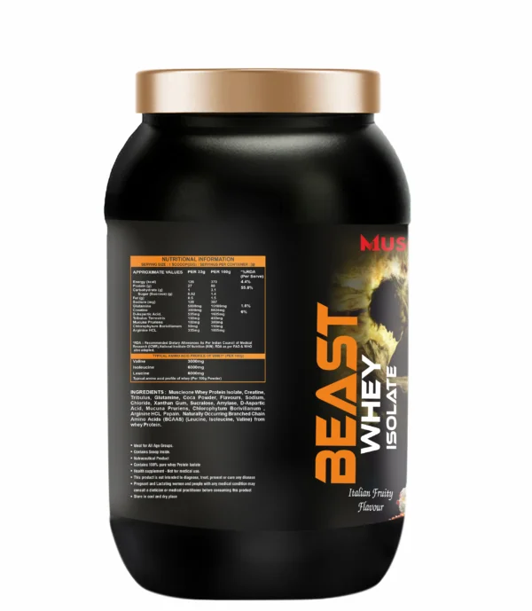 Muscle One Beast Whey Isolate Protein - Image 2