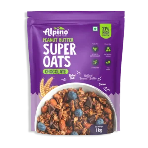 Alpino High Protein Rolled Oats Honey 1kg