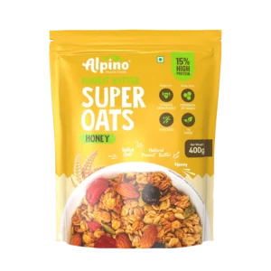Alpino High Protein Rolled Oats Honey 1kg