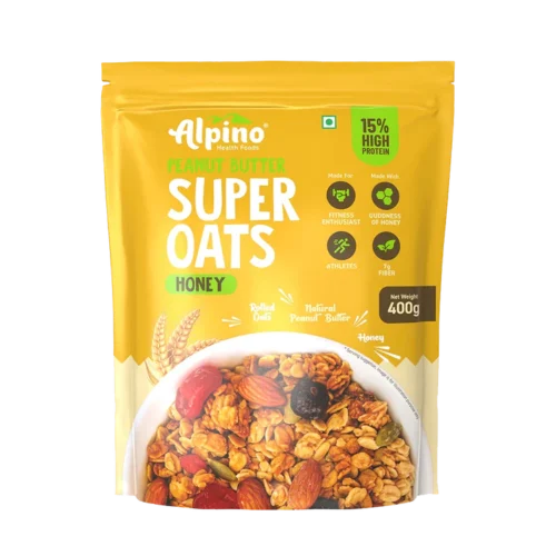 Alpino High Protein Rolled Oats Honey 1kg - Image 6