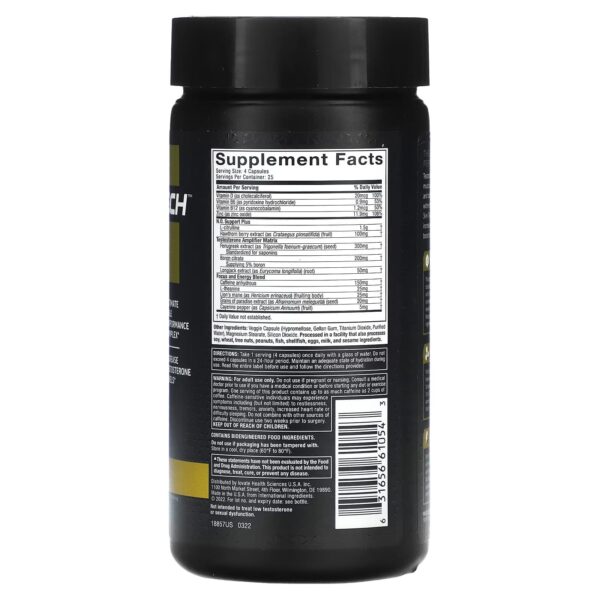 MuscleTech 3-in-1 Testosterone Booster