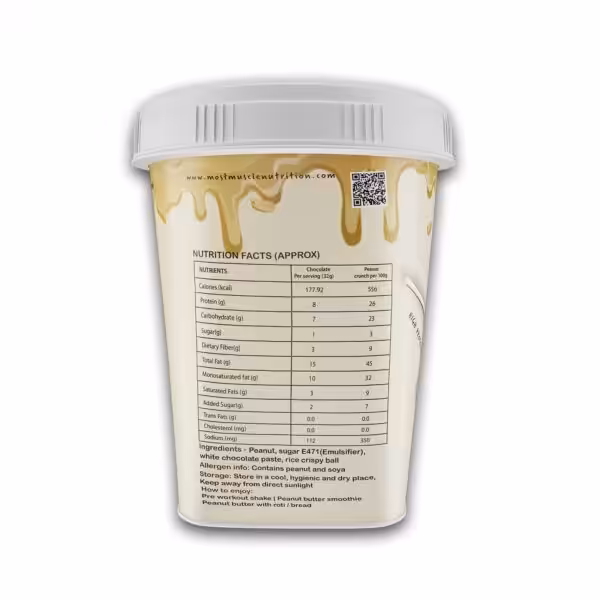 Most Muscle Nutrition Crispy White Chocolate Peanut Butter - product image