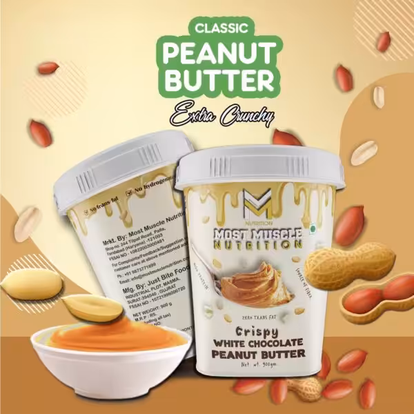 Most Muscle Nutrition Crispy White Chocolate Peanut Butter - product image