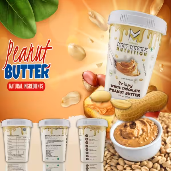 Most Muscle Nutrition Crispy White Chocolate Peanut Butter - product image