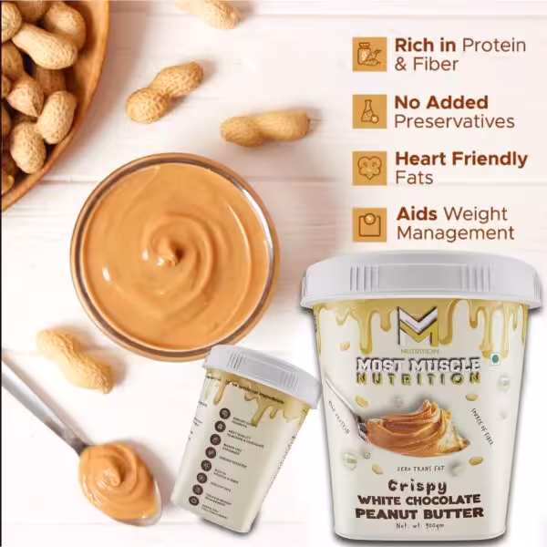 Most Muscle Nutrition Crispy White Chocolate Peanut Butter - product image