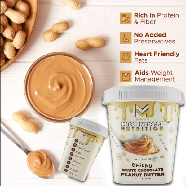 Most Muscle Nutrition Crispy White Chocolate Peanut Butter