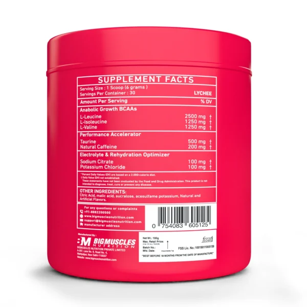 Bigmuscles Bcaa Energy