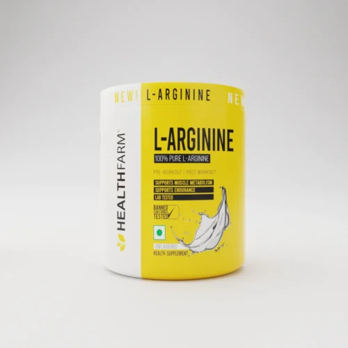 HealthFarm Pure L-Arginine Amino Acid, Unflavoured (100g)