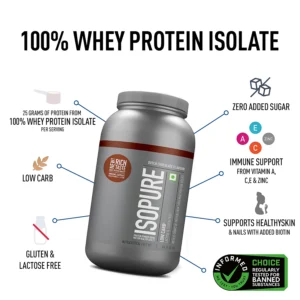Isopure 100% Whey Protein Isolate Powder - 4.40 lbs(2 kg)