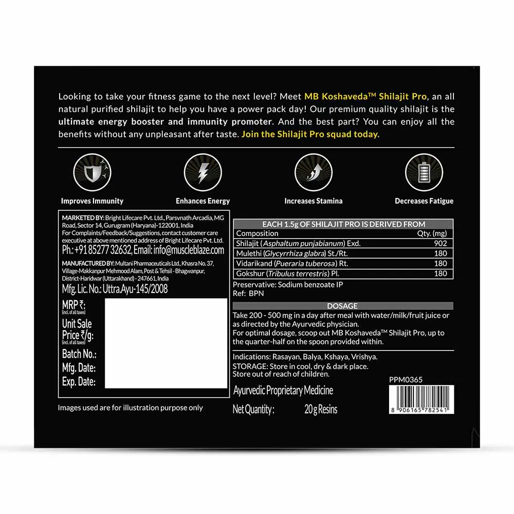 Muscleblaze Koshaveda Shilajit Pro - Image 2