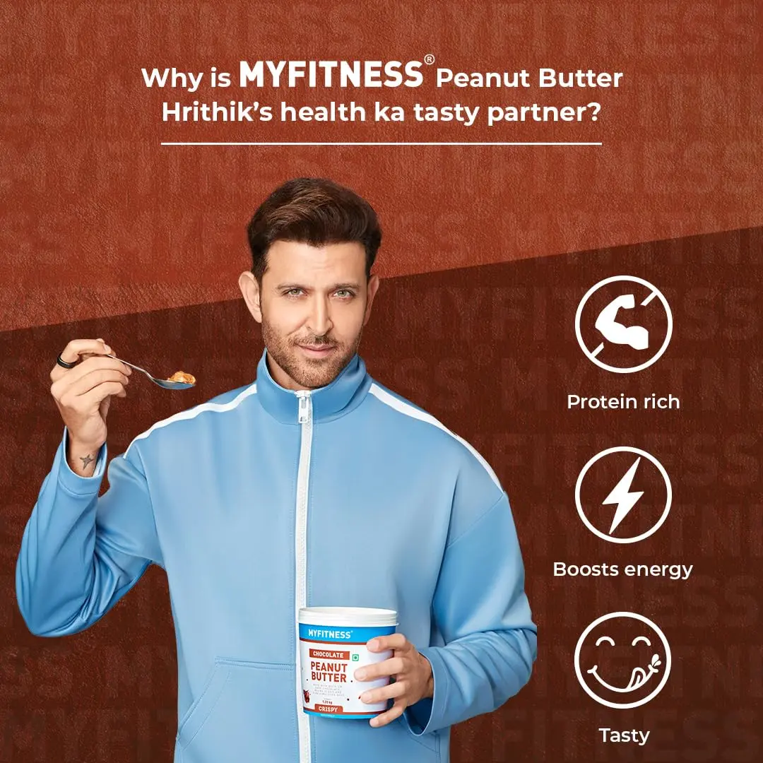 MyFitness Chocolate Peanut Butter 1.25KG Crunchy - Image 8