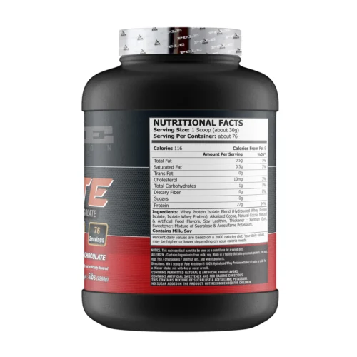 Pole Nutrition Isolate Protein, 5Lbs, 76 Servings - Image 2