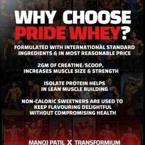 Transformium Nutrition Pride Whey Protein 4Lbs
