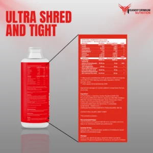Transformium Nutrition Ultra Shred & Tight (Non- Stimulant Fat Burner With Carnitine)