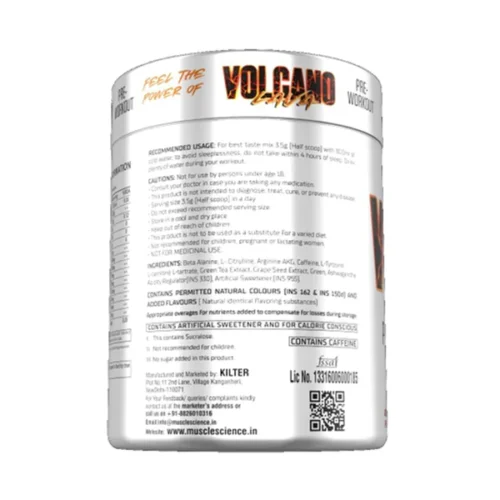 Muscle Science Volcano Lava Pre Workout - 42 Servings - Image 3