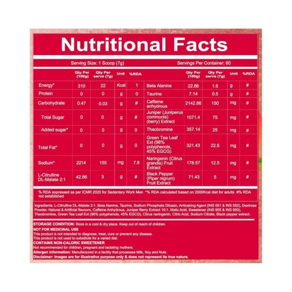 Redcon1 Total War Preworkout