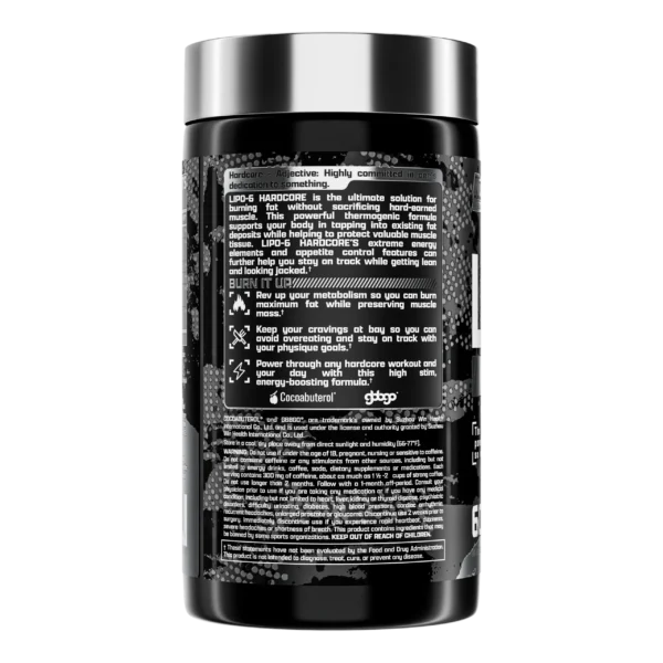 Nutrex Research Lipo6 Hardcore Fat Burner New