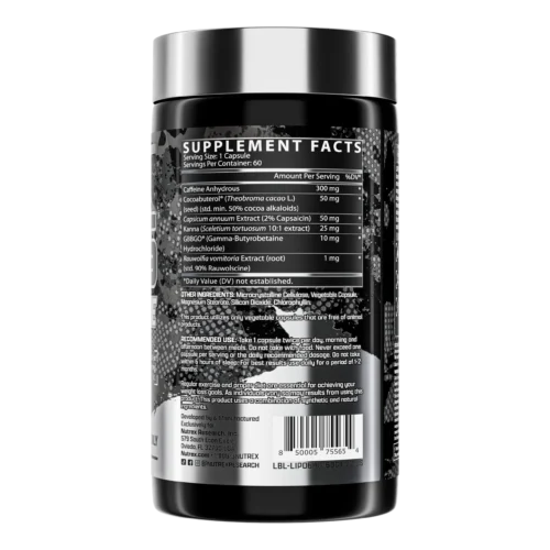 Nutrex Research Lipo6 Hardcore Fat Burner New - Image 3