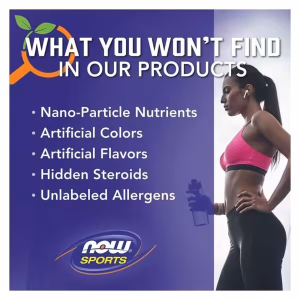 NOW Sports, Beta-Alanine, Endurance, 750 mg, 120 Veg Capsules - product image
