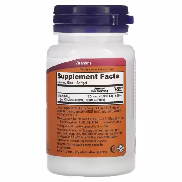 NOW Foods, Vitamin D-3