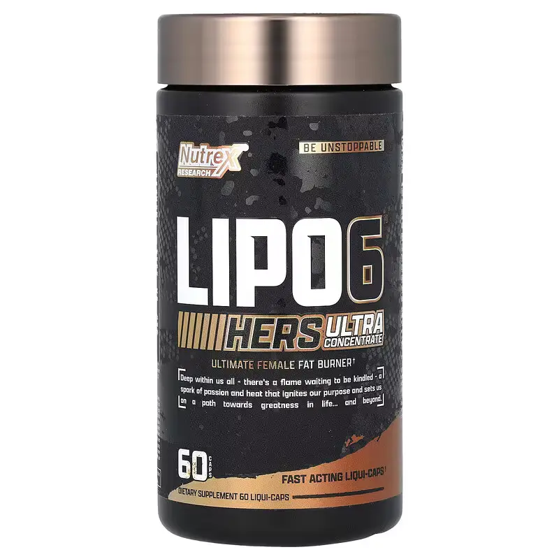 Nutrex Research, LIPO 6 Hers, Ultra Concentrate, 60 Liqui-Caps