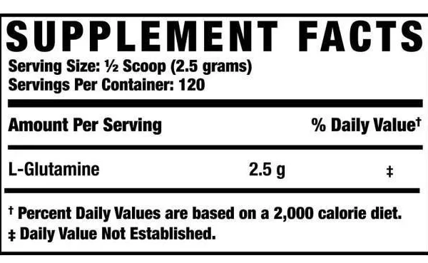 Ronnie Coleman Glutamine XS Unflavored Powder