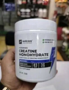 Wellcore - Micronised Creatine Monohydrate (250g, 83 Servings)