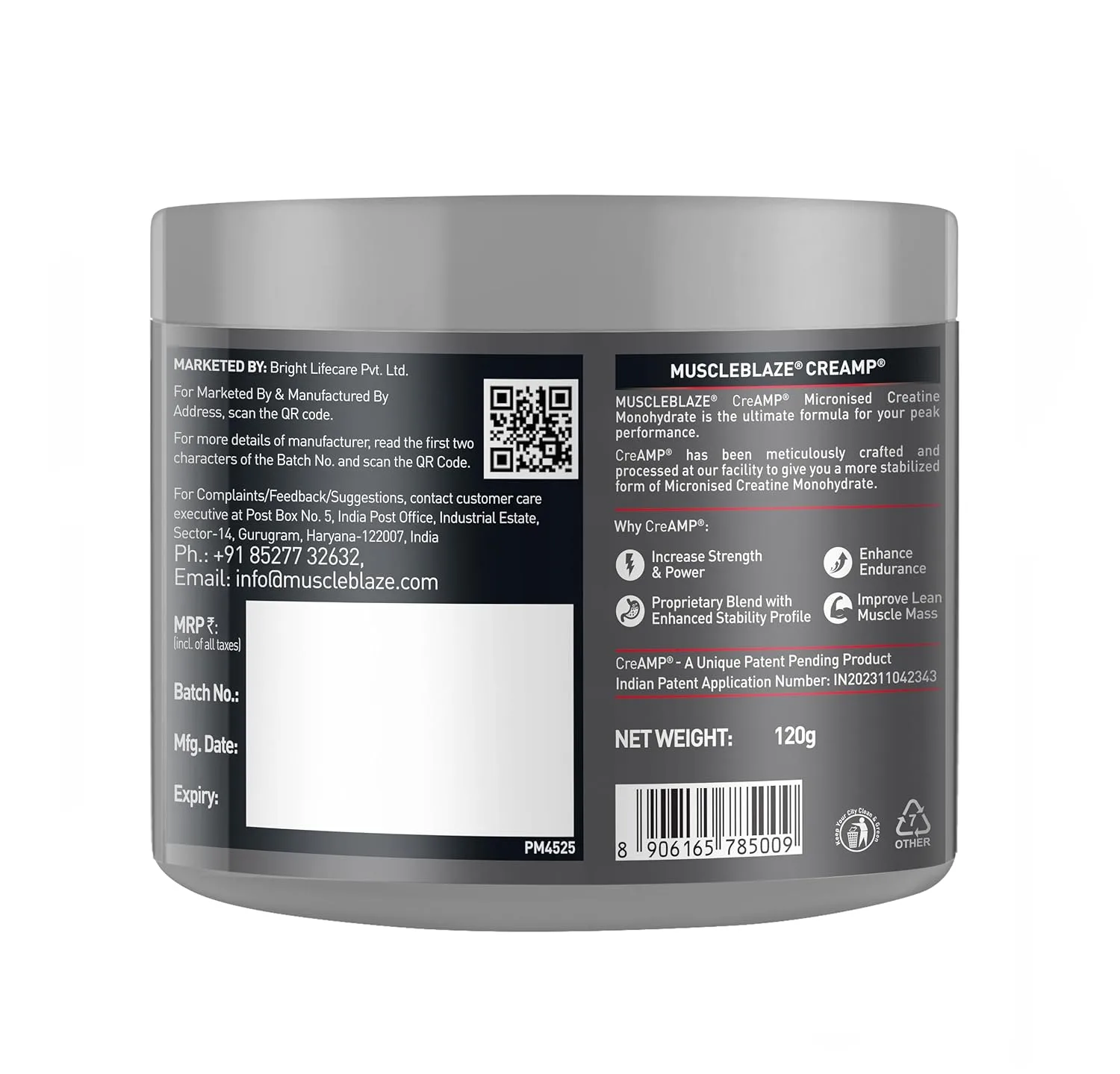 MuscleBlaze Creatine Monohydrate CreAMP - Image 8