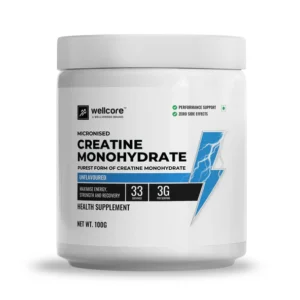 Wellcore - Micronised Creatine Monohydrate (100g, 33 Servings)