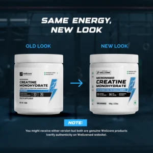 Wellcore - Micronised Creatine Monohydrate (100g, 33 Servings)