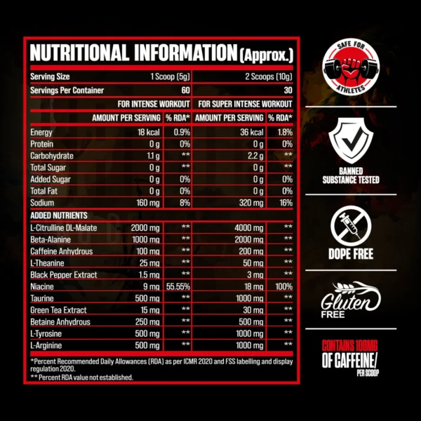 Bigmuscles Nutrition Karnage Pre-Workout