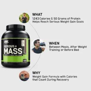 Optimum Nutrition Serious Mass Gainer 2.72 Kg