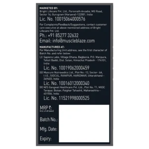 MuscleBlaze Creatine Monohydrate CreAMP