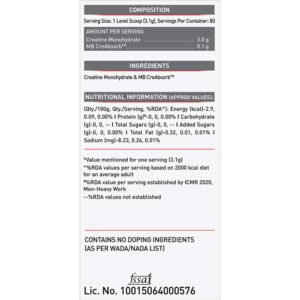 MuscleBlaze Creatine Monohydrate CreAMP