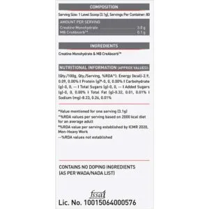 MuscleBlaze Creatine Monohydrate CreAMP