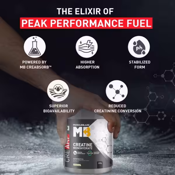 MuscleBlaze Creatine Monohydrate CreAMP - product image