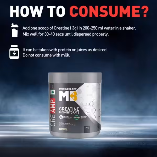 MuscleBlaze Creatine Monohydrate CreAMP - product image