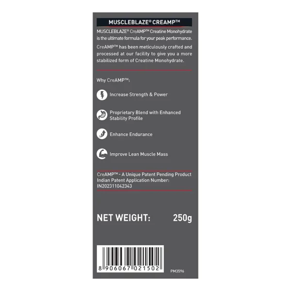 MuscleBlaze Creatine Monohydrate CreAMP