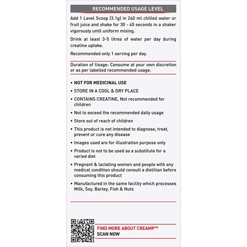 MuscleBlaze Creatine Monohydrate CreAMP - Image 12