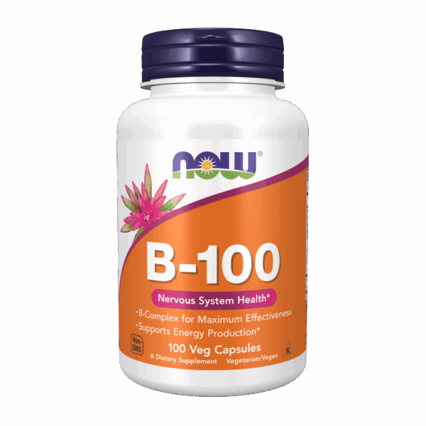 Now Vitamin B-100 Veg Capsules