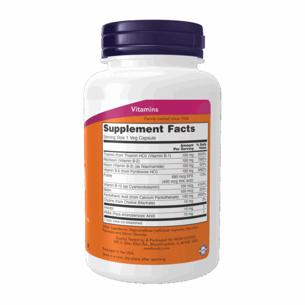 Now Vitamin B-100 Veg Capsules