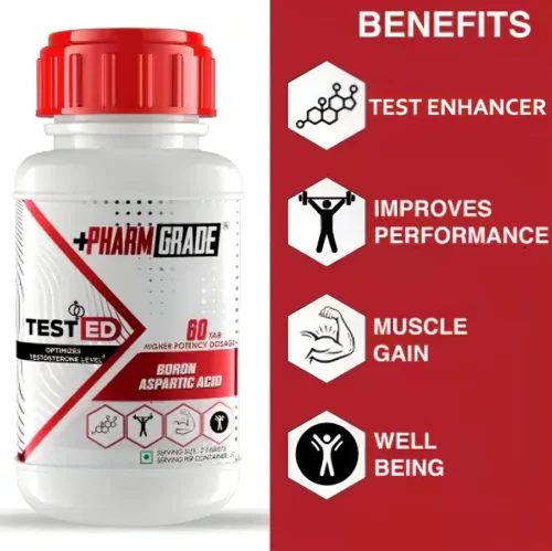 Pharmgrade Test ED - 60 Tablets - Image 2