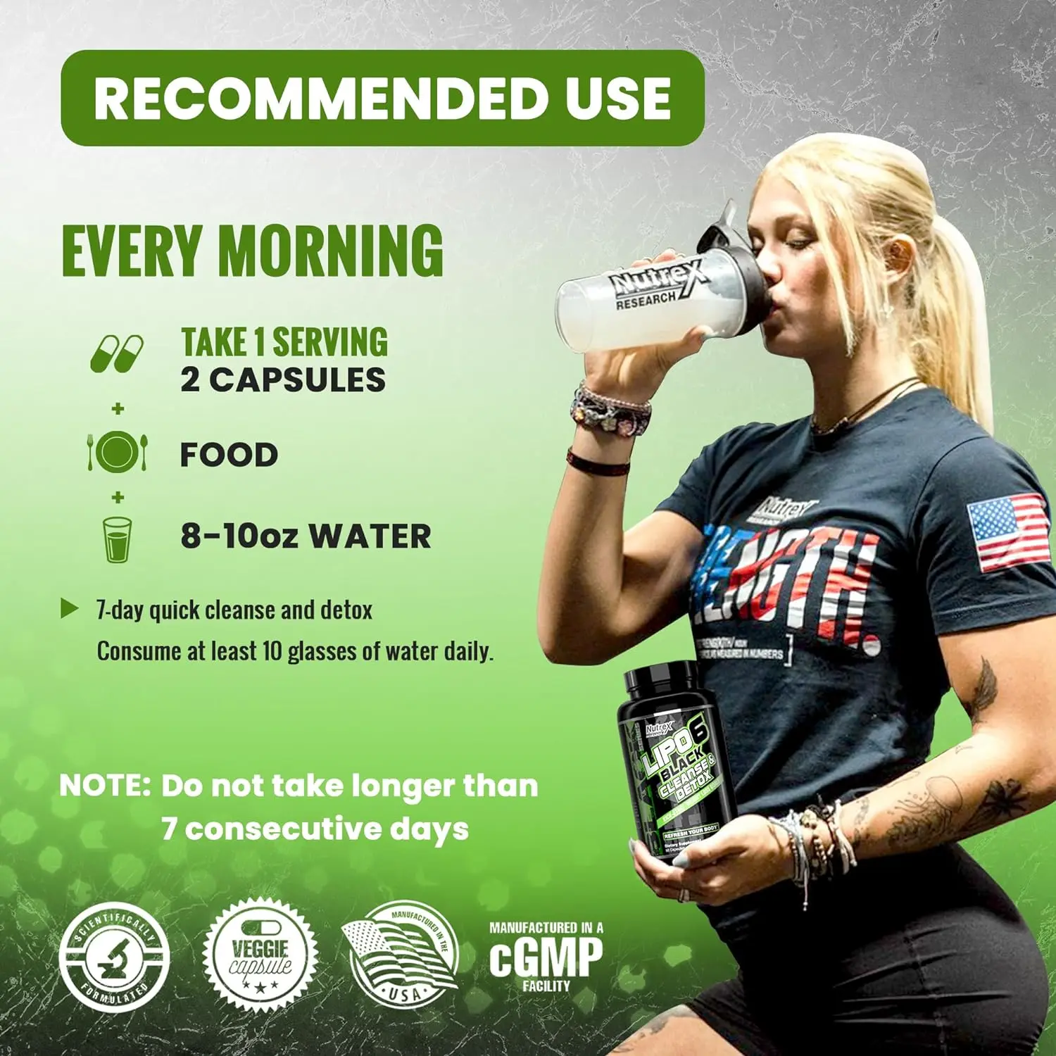 Nutrex Research Lipo-6 Cleanse & Detox for Weight Loss & Digestive Health - Image 5