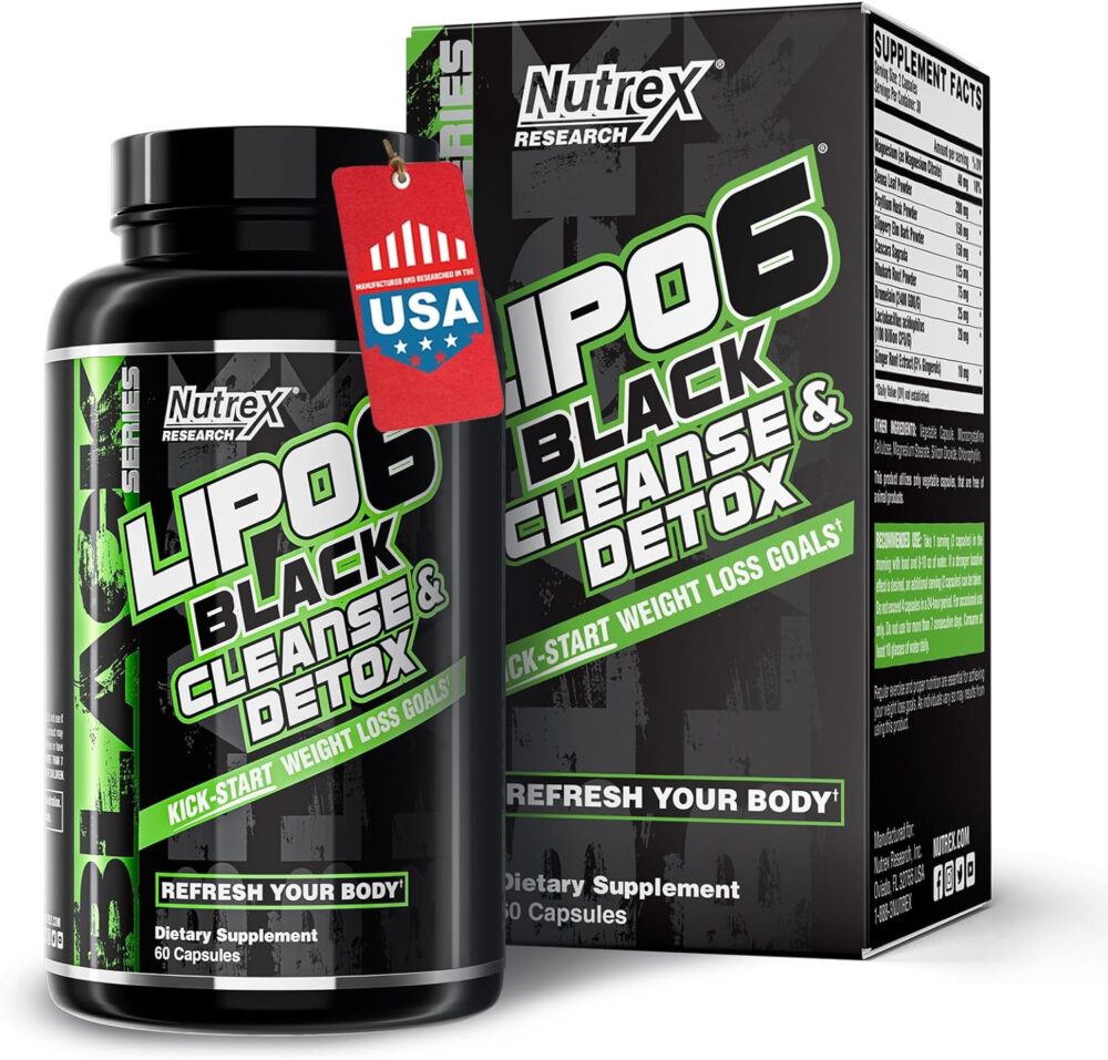 Nutrex Research Lipo-6 Cleanse & Detox for Weight Loss & Digestive Health